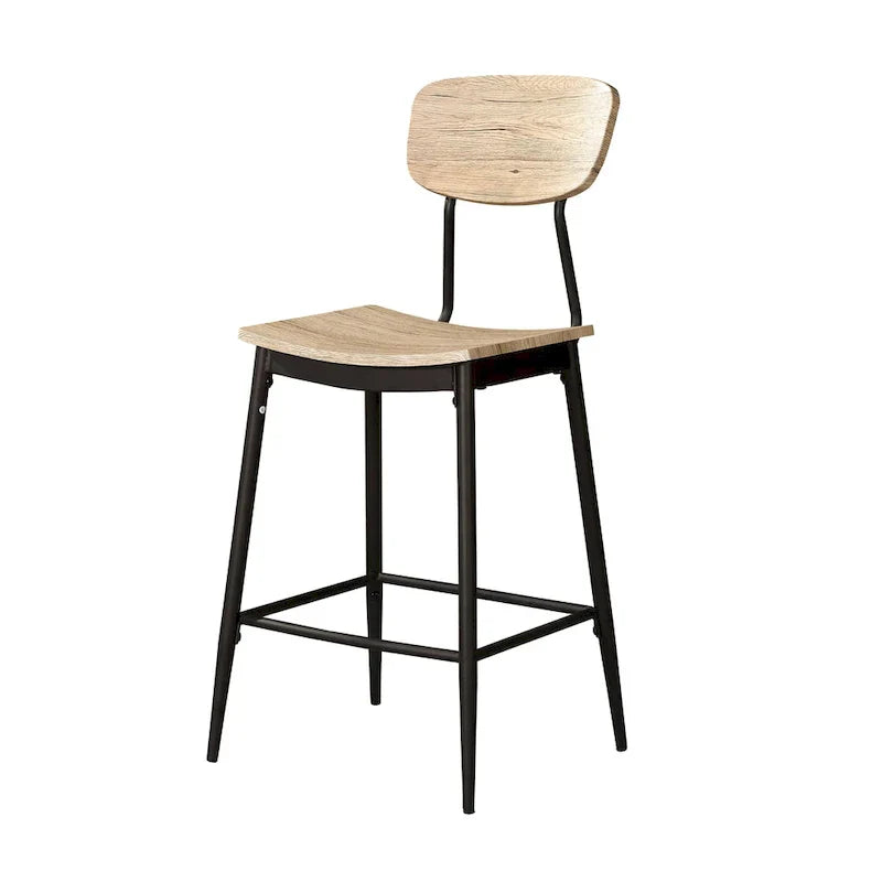 Cairo 5-Piece Counter Height Dining Table Set in Industrial Metal by Furniture of America - image 9