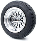 Golf Cart Wheels and Tires - 10" Medusa SS & (205/50 - 10 or 205/65 - 10) - Set of 4 - image 1