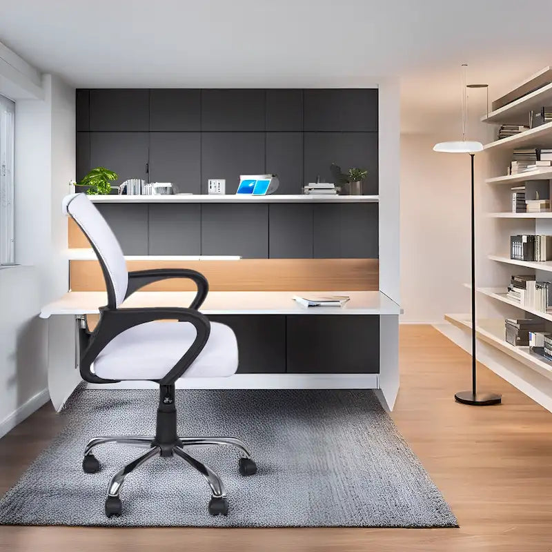 Adjustable Ergonomic Office Chair with Breathable Mesh, Lumbar Support, and 360-Degree Swivel Wheels for Enhanced Mobility - image 51