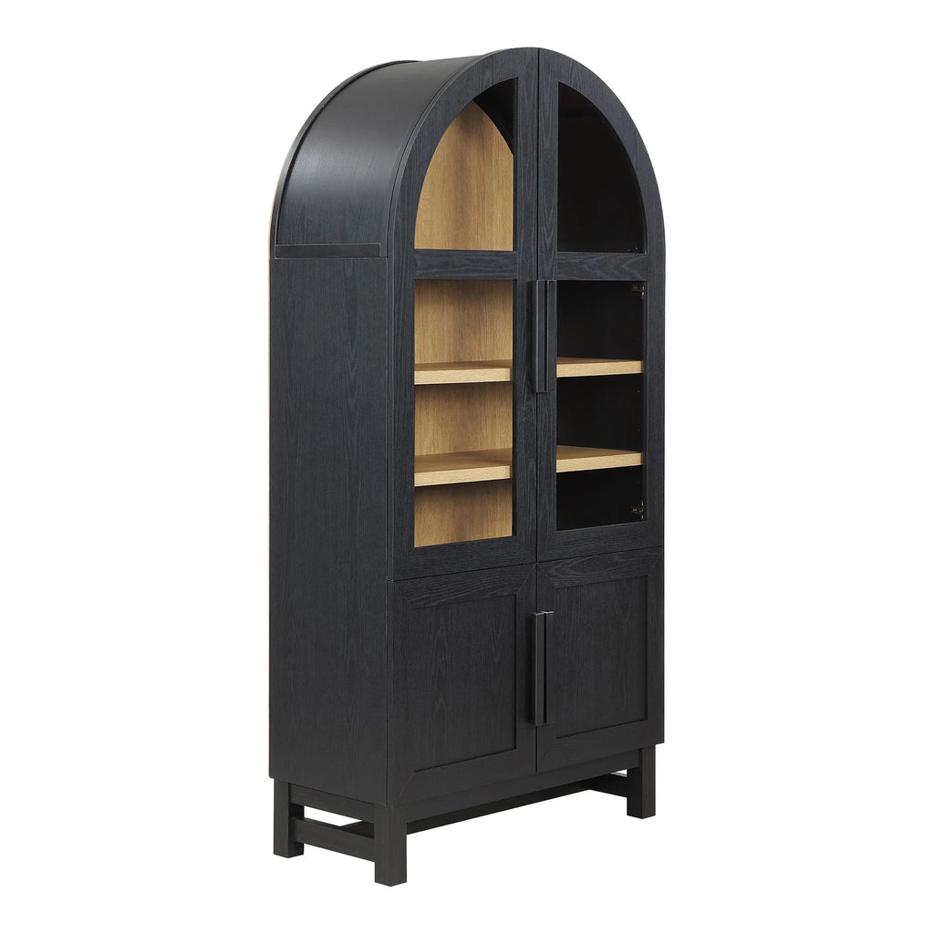Better Homes & Gardens Juliet Kitchen Rounded Arch Cabinet, Rich Black - image 15