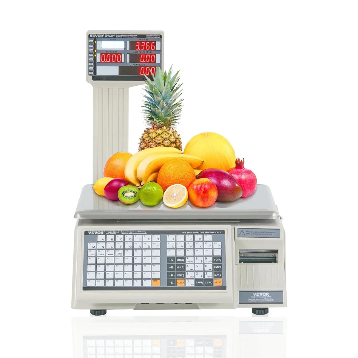 Electronic Price Computing Scale, 66 LB Digital Deli Weight Scales, LED Digital Commercial Food Fruit Meat Produce Counting Weight, for Retail Outlet Store, Kitchen, Restaurant Market, Farmer - image 3