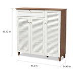 Carson Carrington Agnew Modern 11-Shelf Shoe Storage Cabinet - image 3