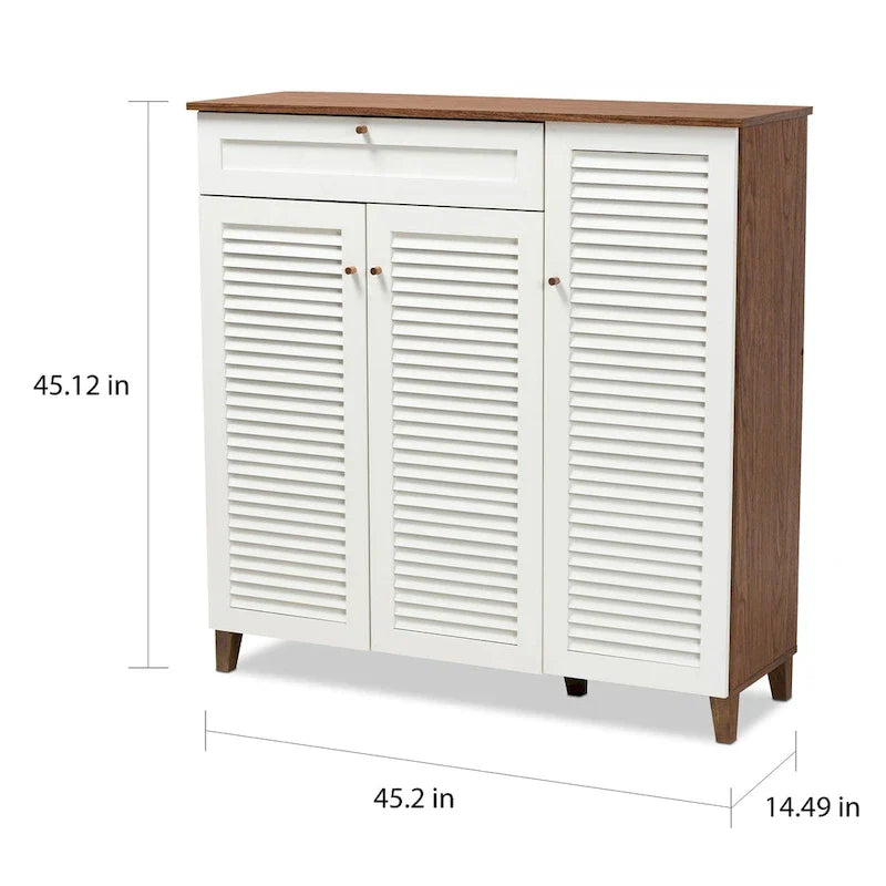 Carson Carrington Agnew Modern 11-Shelf Shoe Storage Cabinet - image 3