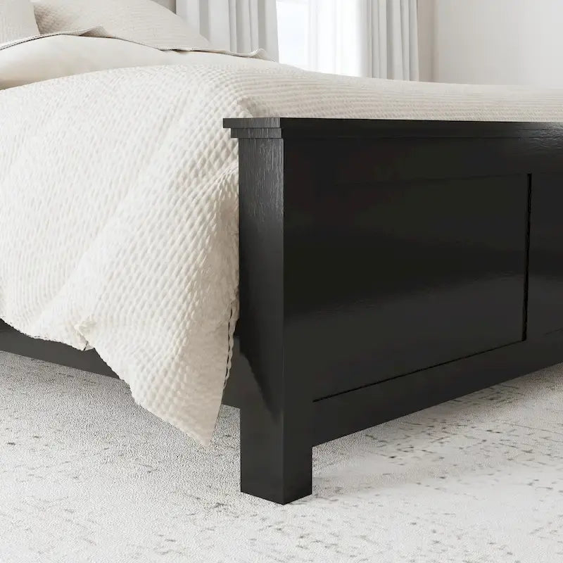 Homestyles Oak Park Black Wood Queen Bed and Nightstand Set - 2 Pieces - image 10