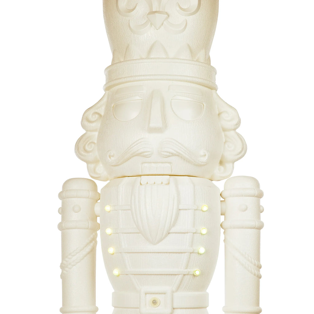 Animated White Nutcracker Blow Mold, 75 in, 6.25 ft, by Holiday Time - image 2