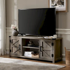 Rustic Farmhouse Barndoor TV Stand - Entertainment Center for TVs up to 70 Inches - image 13