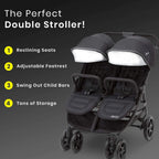 Jeep Destination Ultralight Side x Side Double Stroller - image 8