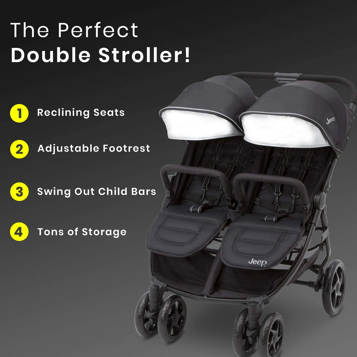 Jeep Destination Ultralight Side x Side Double Stroller - image 8