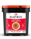 READYWISE - Chicken, Beef, Pork & Rice Emergency Food Supply Bucket, Premade, Freeze-Dried Survival Meals, 25-Year Shelf Life, Camping & Hiking Essentials, Long Term Meal & Food Supplies, 48 Meat & 40 Rice Servings - image 2