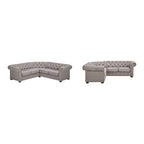 Gdansk 5-Person L-Shaped Chesterfield Sectional Sofa - image 19