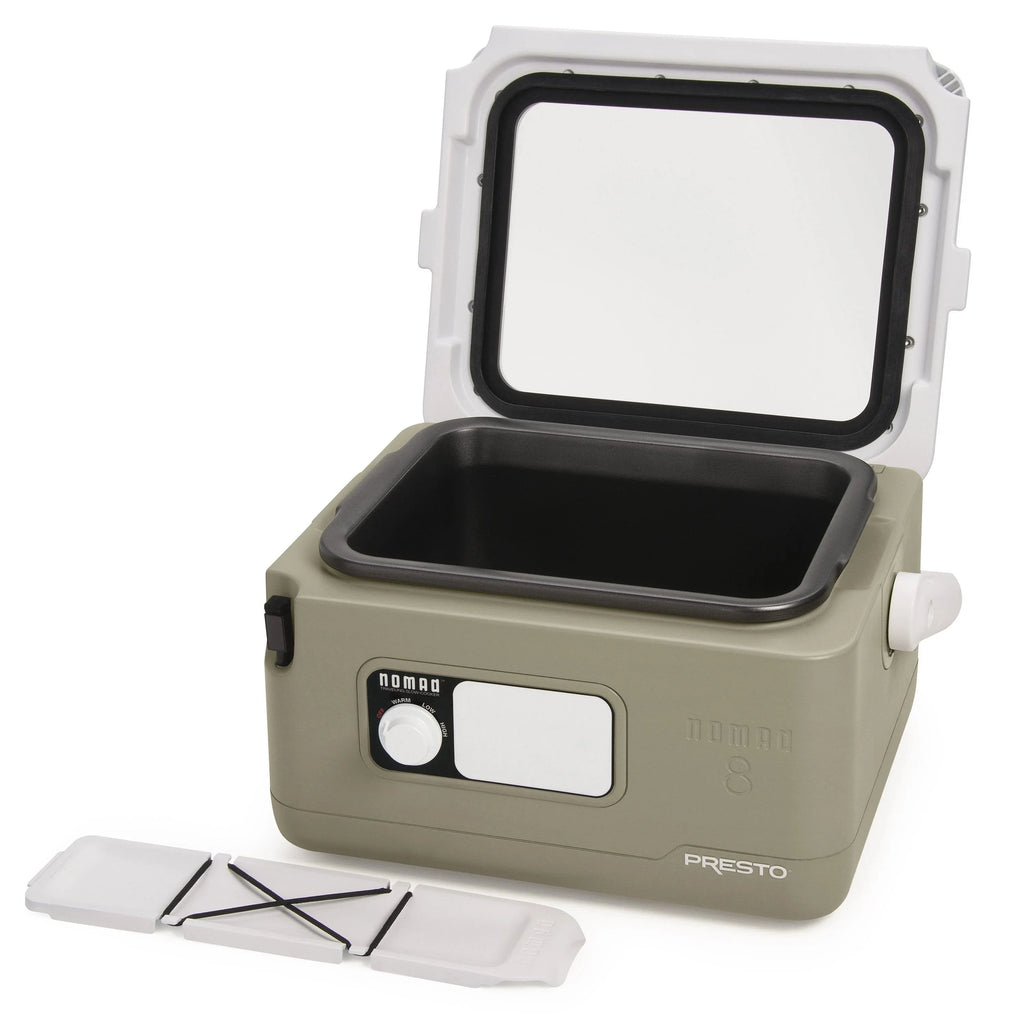8-Quart Nomad Traveling Slow Cooker in Tan - image 3
