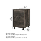 Bush Furniture Key West Mobile File Cabinet with 2 Drawers - image 44