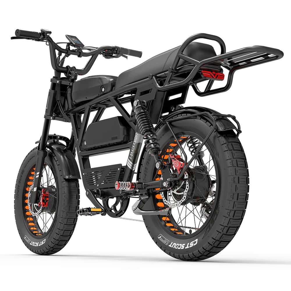 Lankeleisi X-Black Knight 1000W*2 Dual Motor 20" Fat Bike Fully E-Mountainbike 45Ah - image 3