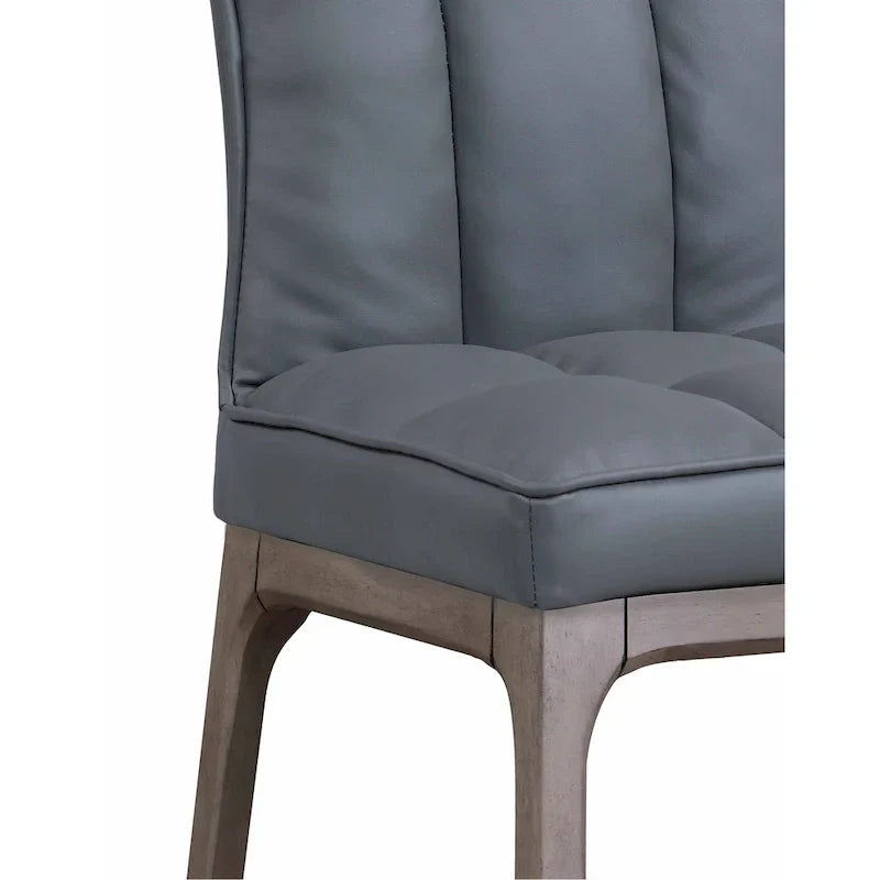 Set of 2 Contemporary Tufted Side Chairs with Sturdy Solid Wood Frame - image 10