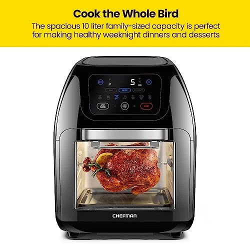 CHEFMAN Multifunctional Digital Air Fryer+ Rotisserie, Dehydrator, Convection Oven - image 5