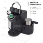 Keurig K-Cafe Single Serve K-Cup Coffee Maker, Latte Maker and Cappuccino Maker, Dark Charcoal - image 11