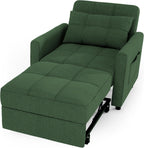Sofa Bed Chair 3 in 1 Convertible Pullout Single Sleeper Chair Bed Spacious Multifunctional Sofa - image 25