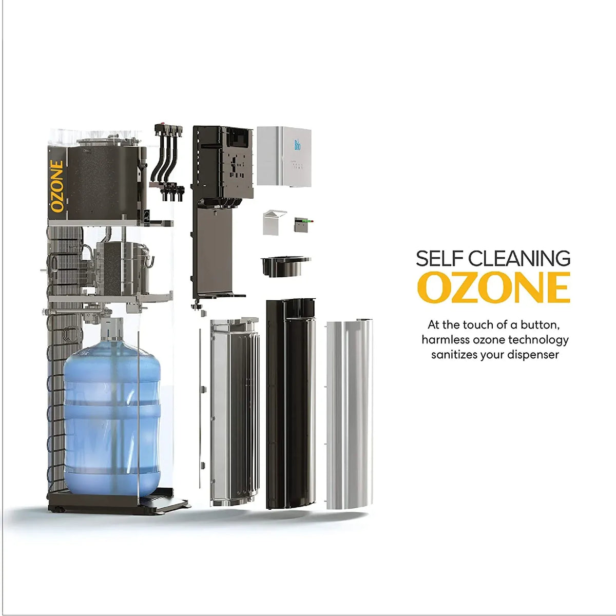 Brio Self Cleaning Bottom Loading Water Cooler Water Dispenser- 3 Temperature Settings - image 5