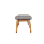 Crosley Landon Acorn Upholstered Bench - 43.25" W x 16" D x 16.88" H - image 3