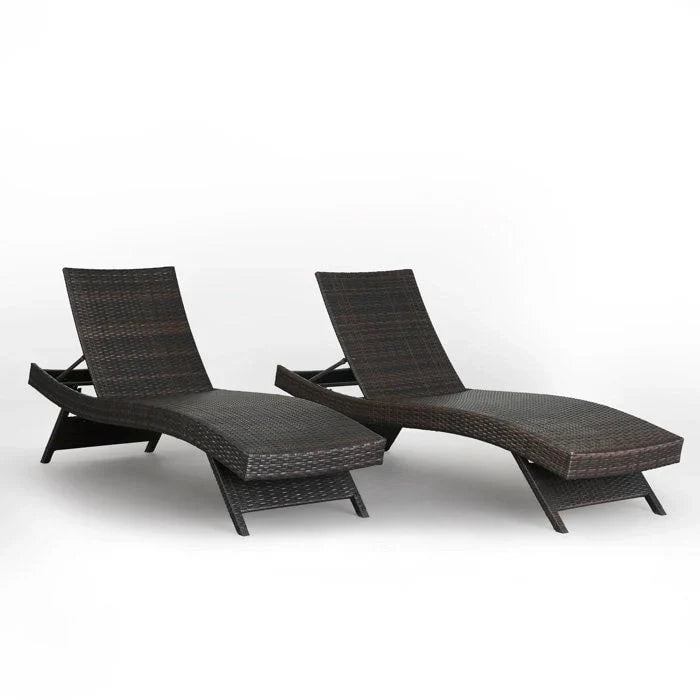 All Weather Wicker Chaise Lounge - Set of 2 - image 12
