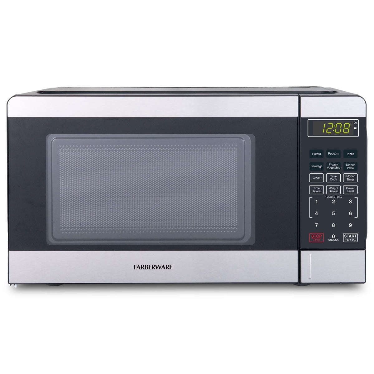 Farberware FMGZ09BKA 0.9 Cu. Ft. Microwave Oven, 900W, Digital Control, LED Display, 6 Cooking Presets, Black - image 12
