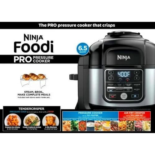 Ninja® Foodi® 10 in 1 6.5 Quart Pro Pressure Cooker Air Fryer Multicooker, Stainless, OS300: Home & Kitchen - image 6