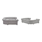 Gdansk 9-Person U-Shaped Chesterfield Sectional Sofa - image 11