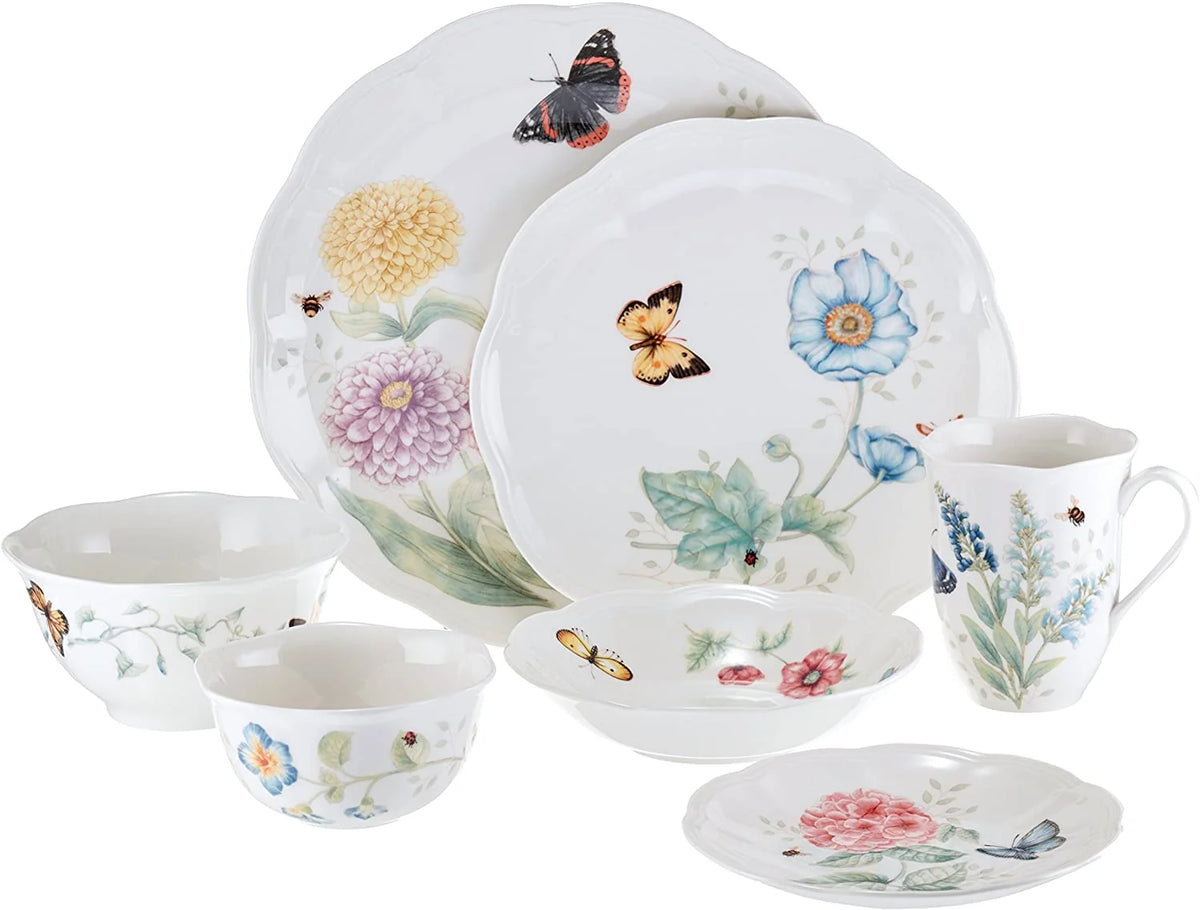28 Piece Butterfly Meadow Classic Dinnerware Set - image 5
