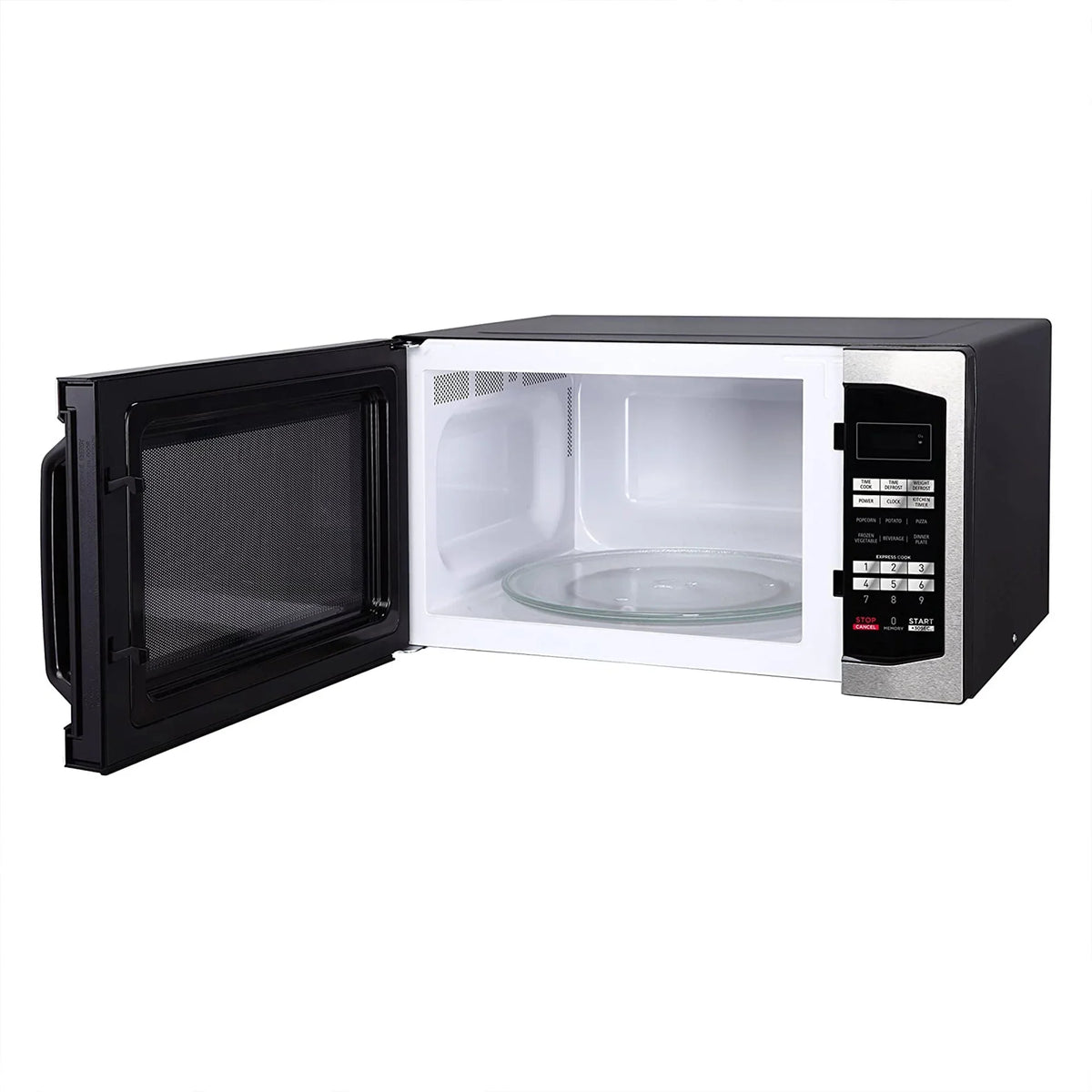 Magic Chef 1.6 Cu. ft. 1100W Countertop Microwave Oven with Push-Button Door in Black, New - image 5