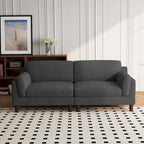 90-Inch Oversized Corduroy Sofa for Living Room with Reversible Cushions - image 17