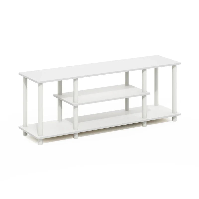 Furinno Turn-N-Tube Tool-Free 3D 3-Tier TV Stand for Entertainment - image 3