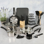 Gibson Home 71-Piece Stainless Steel Silver Cookware Combo Set - image 14
