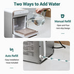V2.0 Countertop Nugget Ice Maker / Self Cleaning Pellet Ice Maker / Open and Pour Refill / Stainless Steel Housing / - image 6