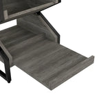 Denhour DH BASIC 17-Inch Metal Industrial End Table with 1 Open Shelf - image 12