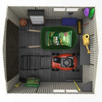 Lifetime 7×7 ft UV-Protected Plastic Storage Shed with Skylight & Double Doors - image 4