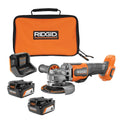 18V Brushless Cordless 4-1/2 in. Paddle Angle Grinder with (2) 4.0 Ah Batteries, Charger, and Bag -AC93044SBN - image 1