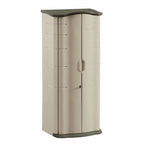 Rubbermaid Vertical Resin Outdoor Storage Shed – Weather-Resistant Plastic Garden Storage Cabinet - image 1