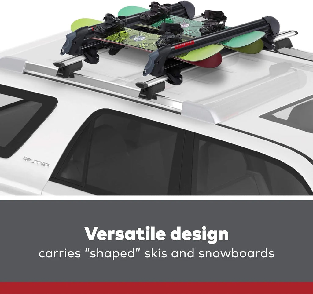 Yakima PowderHound 6 Ski & Snowboard MountRides Quietly Black - image 4