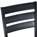 Set of 4 Slat Back Wooden Dining Chairs - image 19