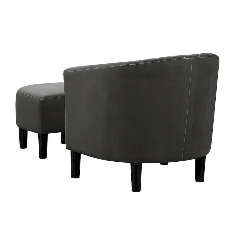 Convenience Concepts Roosevelt Accent Chair with Ottoman - Stylish Seating Solution - image 7
