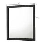 Pedro 6-Piece Black Velvet Upholstered Bedroom Collection - image 7