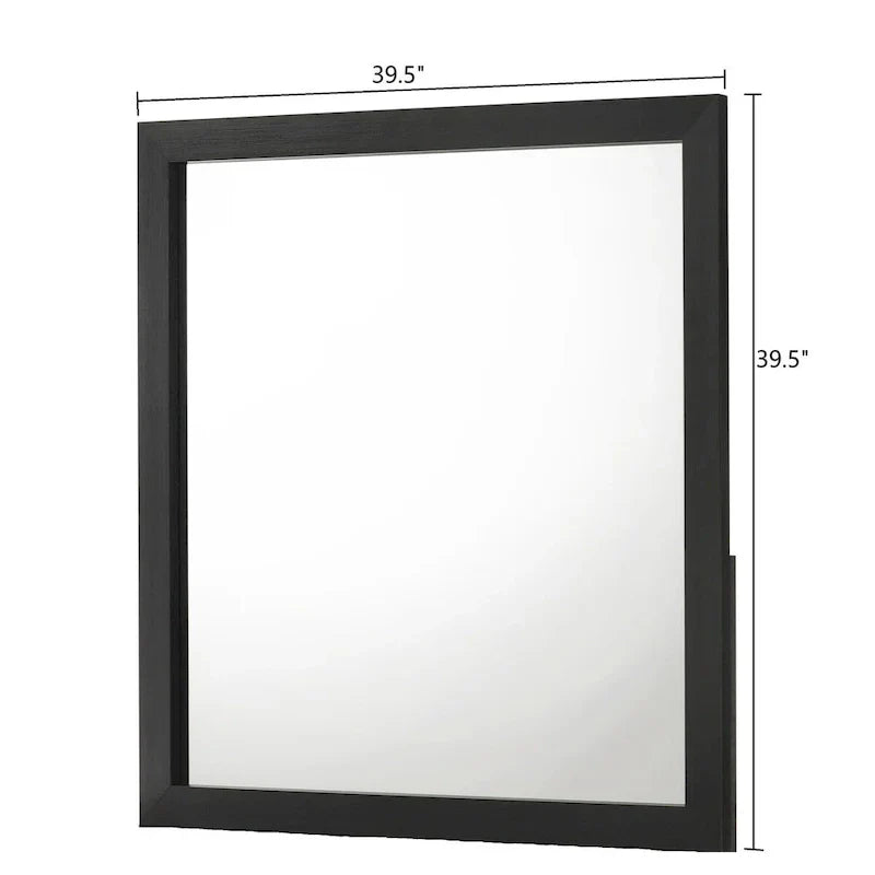 Pedro 6-Piece Black Velvet Upholstered Bedroom Collection - image 7