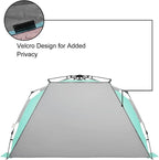Large Pop Up Beach Tent Sun Shelter for 5-6 Person Portable Sun Shade Instant Tent - image 5