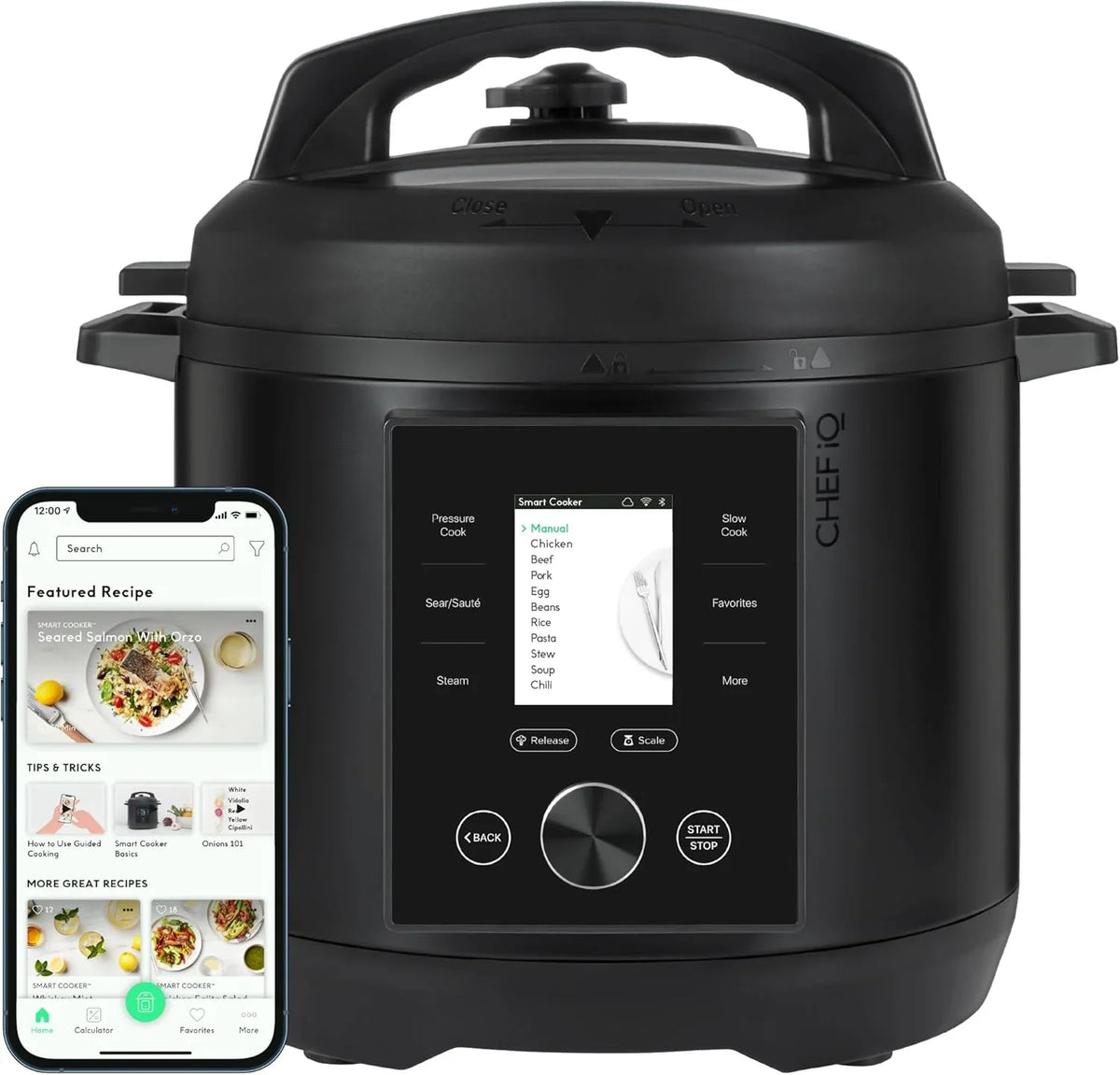 CHEF iQ Smart Pressure Cooker with WiFi and Built-in Scale - Easy-to-Use 10-in-1 Multicooker - image 1