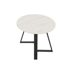 iNSPIRE Q Modern Jurmala Glossy Sintered Stone Tables with Grey Metal Base - image 20
