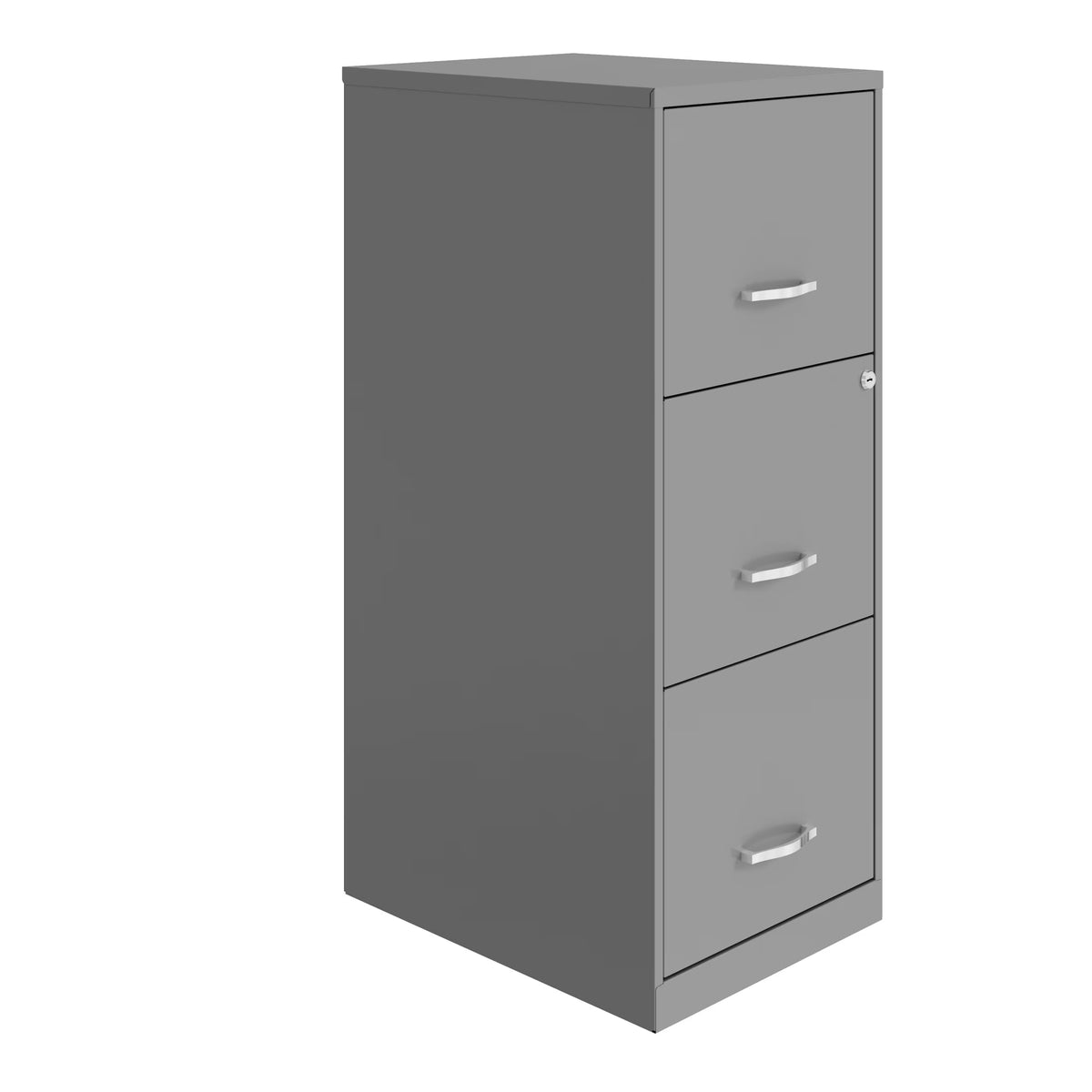 Space Solutions 18" Deep 3 Drawer Smart Letter Width Vertical File Cabinet, Navy - image 3
