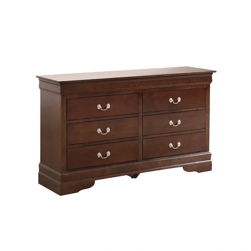 Louis Philippe 6-Drawer Dresser for Bedroom - image 8