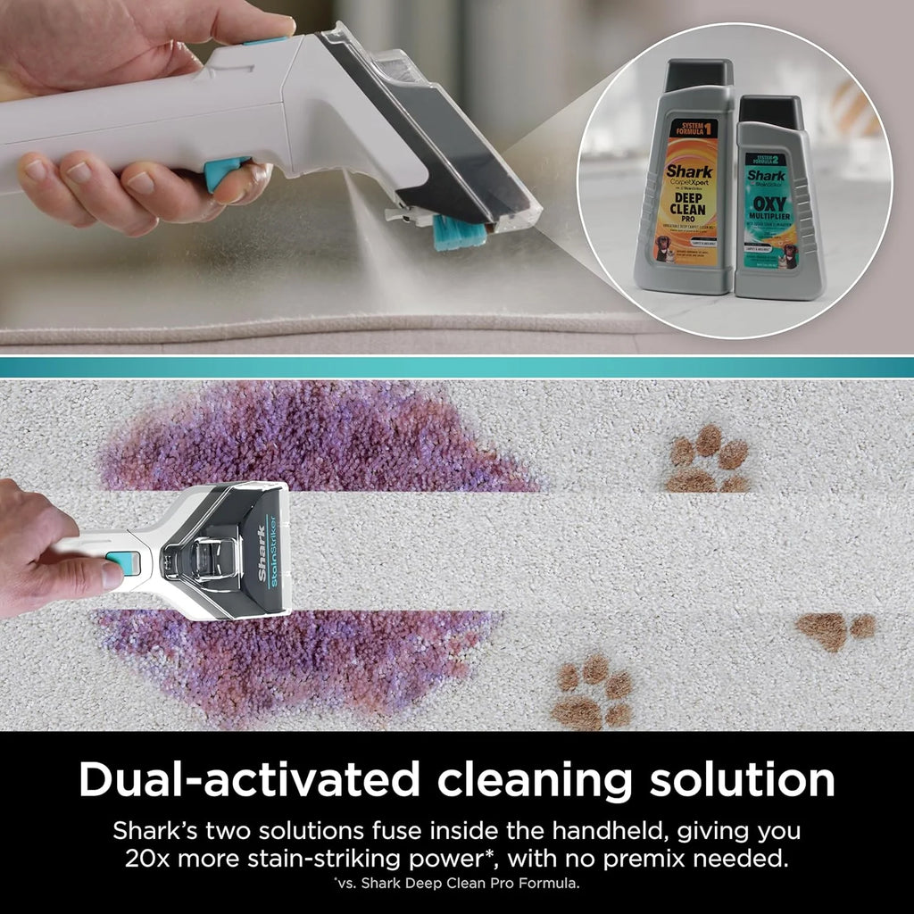 Shark CarpetXpert EX201 Carpet Cleaner, Cyan – Deep Cleaning with StainStriker, Perfect for Pets, Includes Spot & Stain Remover Tools - image 4