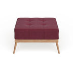 Christopher Knight Home Carson Lund Mid-Century Tufted Fabric Square Ottoman - image 19