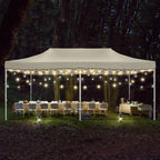 HOTEEL 10x15 Heavy Duty Canopy Tent ,Pop up Canopy for Parties Wedding,Commercial Easy up Gazebo with Roller Bag,UV 50+ &,White - image 31
